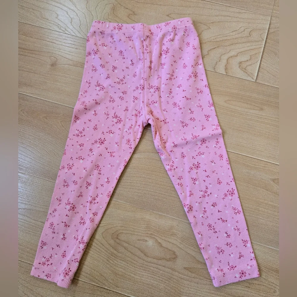 Vintage Y2K (2001) Gymboree pink floral leggings pants